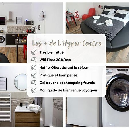 L'Hyper Centre - Netflix & Wifi - Literie Haut De Gamme - Check-In 24H24 - Goodmarning Châlons-en-Champagne Exteriér fotografie